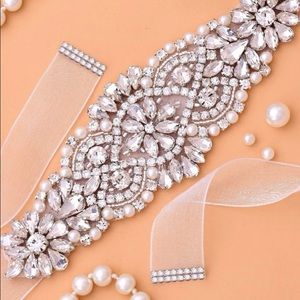 Rhinestone decor belt